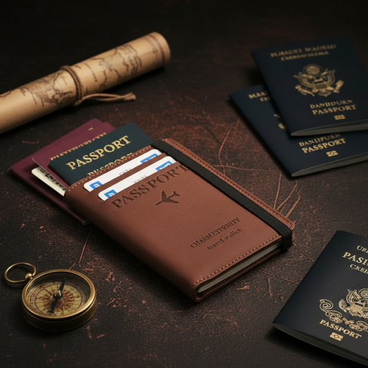 Porte-Passeport Premium de Voyage